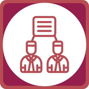 İş ekibi. Web simgesi