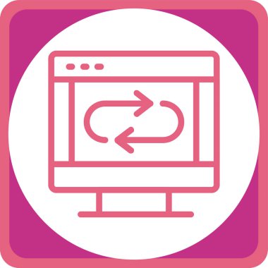 tarayıcı web simge vektör çizim