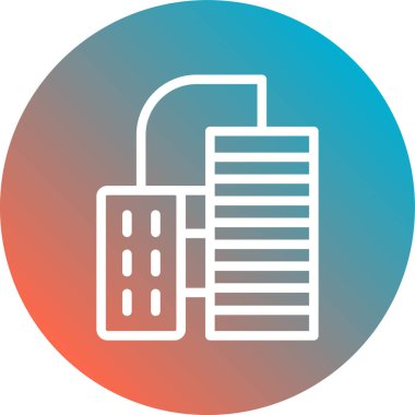 Modern simgenin vektör illüstrasyonu