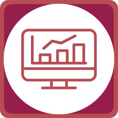 seo modern simgesinin vektör illüstrasyonu