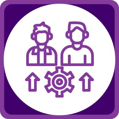 İş ve finans simgesinin vektör illüstrasyonu