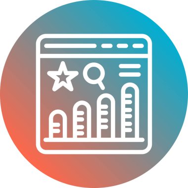 Web tasarım ikonu vektör illüstrasyonu