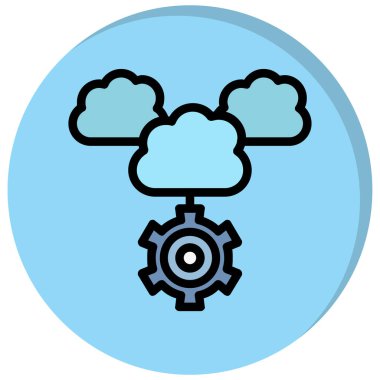 Bulut hesaplama. Web simgesi