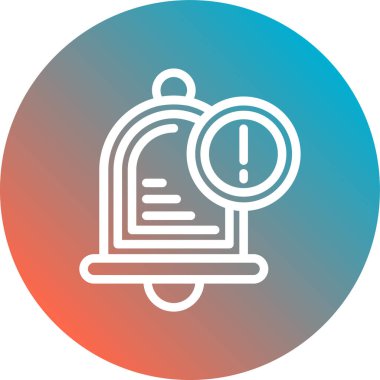 vektör Uyarı simgesi illüstrasyonu