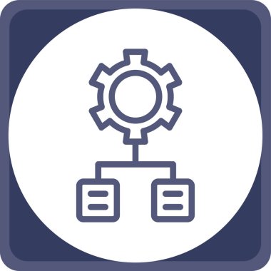 Seo simgesinin vektör illüstrasyonu