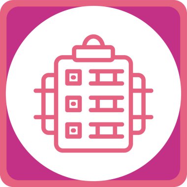 Çanta. Web simgesi basit tasarım