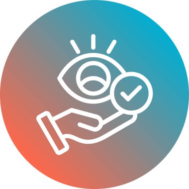 Bir kalp simgesinin vektör illüstrasyonu