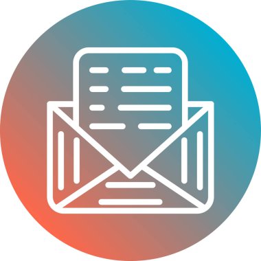 e- posta simgesi vektör illüstrasyonu