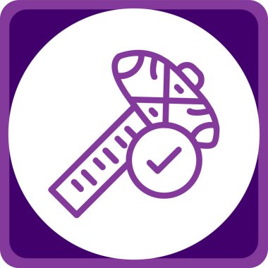 Tek bir izole simgenin vektör illüstrasyonu