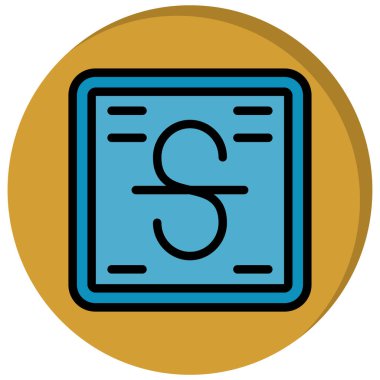 Bir web simgesinin vektör illüstrasyonu