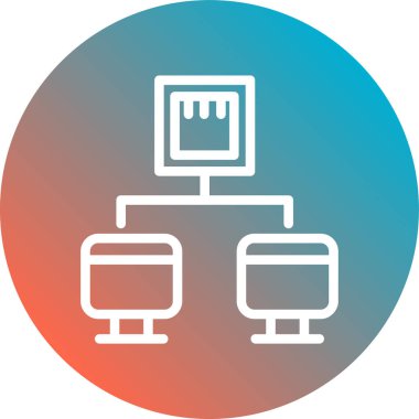 seo modern simgesinin vektör illüstrasyonu