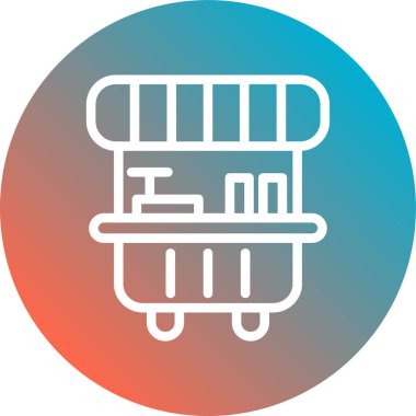 Alışveriş arabasının vektör çizimi