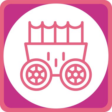 İzole edilmiş tek bir bebek arabası simgesinin vektör çizimi