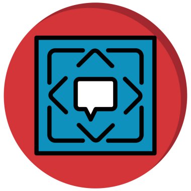 seo modern simgesinin vektör illüstrasyonu