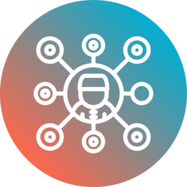 seo modern simgesinin vektör illüstrasyonu