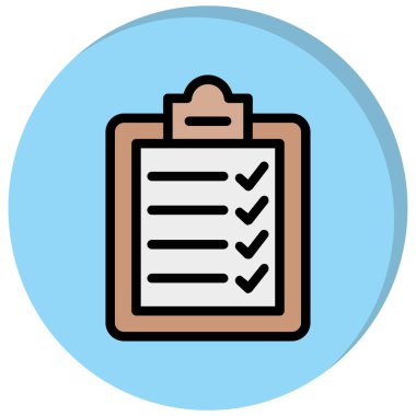 Görev listesi Gölge illüstrasyon tasarımı ile dolu