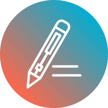 kalem vektörü simgesi modern simgesi