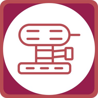 Modern b 'nin vektör illüstrasyonu eksik simgesi