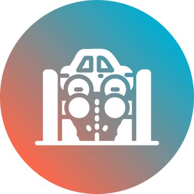 araba simgesi vektör illüstrasyonu