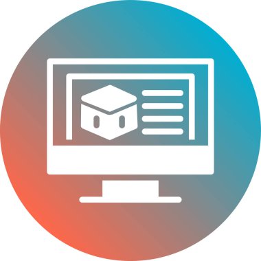 vektör eğitim simgesi illüstrasyonu