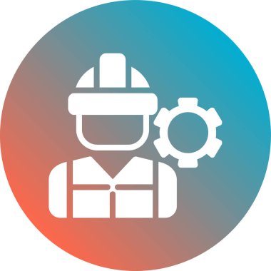 Bir kaskın vektör illüstrasyonu