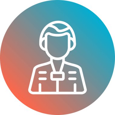 avatar simgesi vektör illüstrasyonu