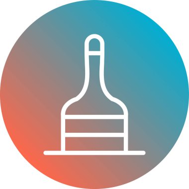 şişe simgesi vektör illüstrasyonu