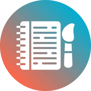 Modern simgenin vektör illüstrasyonu