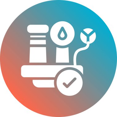 Musluk ikonu. vektör illüstrasyonu