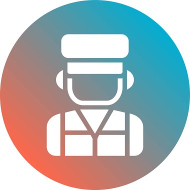 Şapkalı bir adamın vektör çizimi