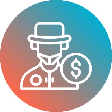 İş simgesinin vektör illüstrasyonu