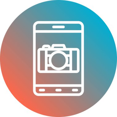 Modern simgenin vektör illüstrasyonu