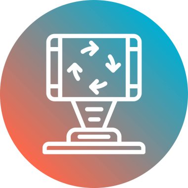 veri merkezi vektör simgesi