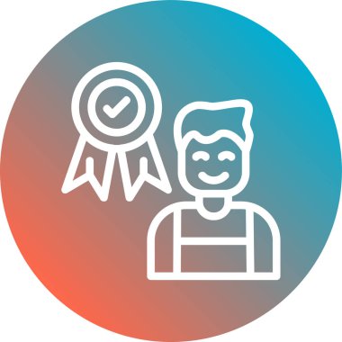 ödül simgesi vektör illüstrasyonu