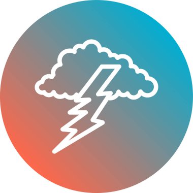 Bulut simgesinin vektör illüstrasyonu