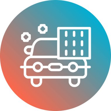 Bir arabanın vektör illüstrasyonuName