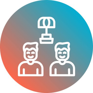 seo modern simgesinin vektör illüstrasyonu