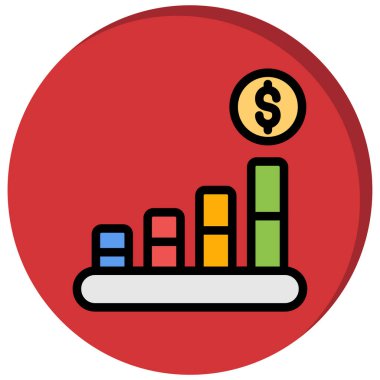 Çizelge. Web simgesi basit illüstrasyon