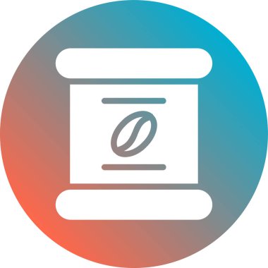 hapları düz simge vektör çizim