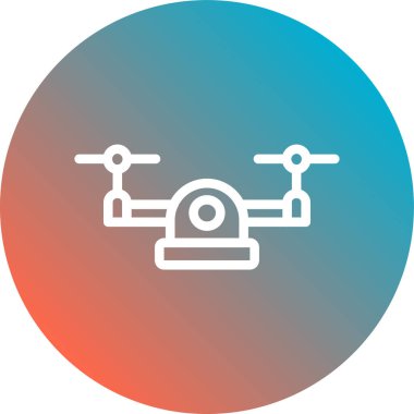 İHA. Web simgesi basit illüstrasyon