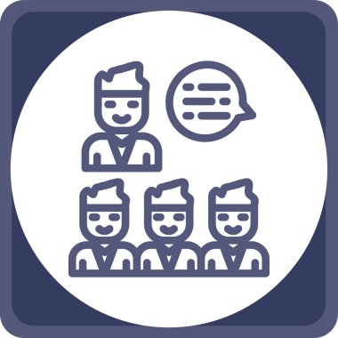 İnsan simgesi, vektör illüstrasyonu