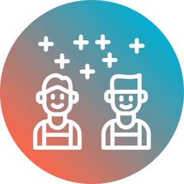 insanlar simge vektör illüstrasyonu