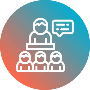 İnsan simgesinin vektör illüstrasyonu