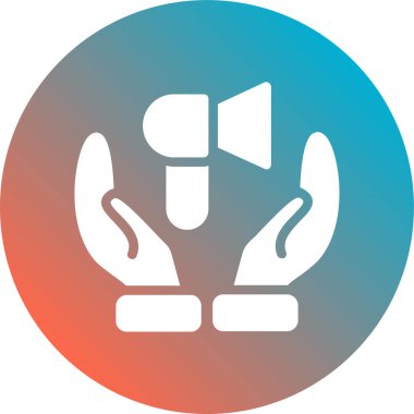 Elinde bardak olan bir kadının ikonunun vektör çizimi