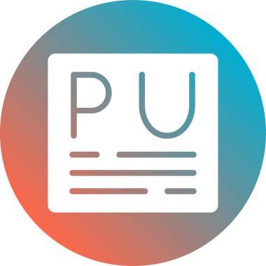 dosya biçimi simgesi, vektör illüstrasyonu