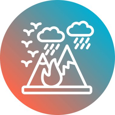 Hava simgesinin vektör illüstrasyonu