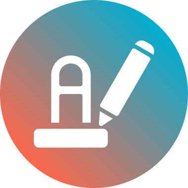 kalem simgesinin vektör illüstrasyonu