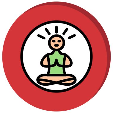 İnsan simgesinin vektör illüstrasyonu