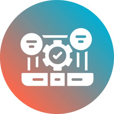 seo modern simgesinin vektör illüstrasyonu