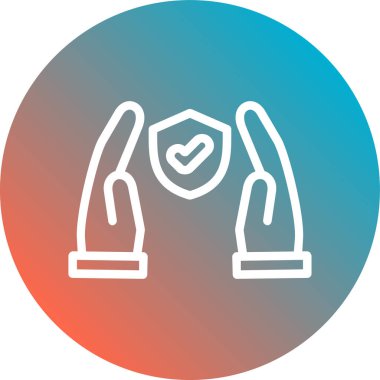 Kalbi olan bir kadının vektör çizimi